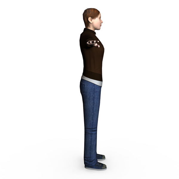 3d model casual female 05 - Casual Female 05 by ignisfatuus